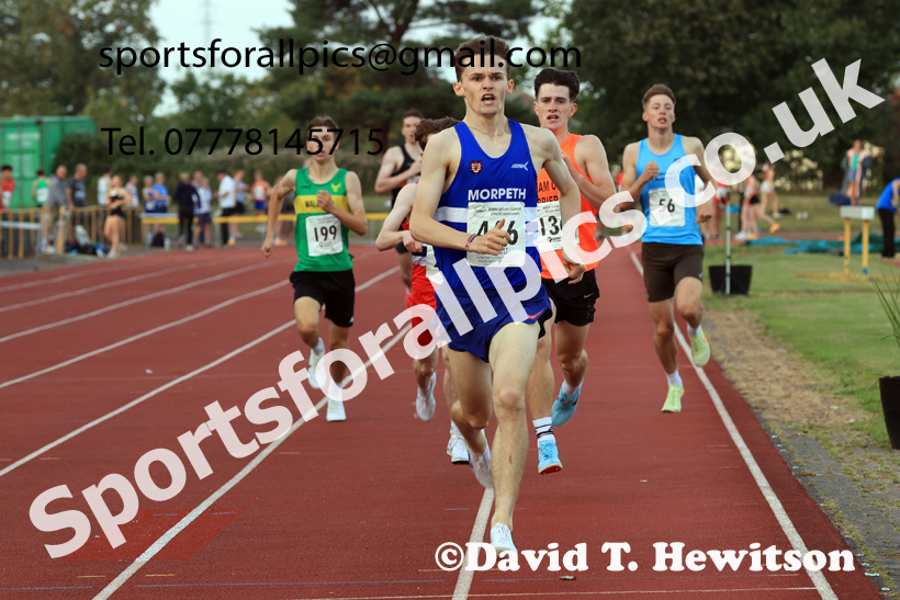800 metres, 2025 NEGP No 6 Monkton, Wednesday, August 13th.  Photo: David T. Hewitson/Sports for All Pics